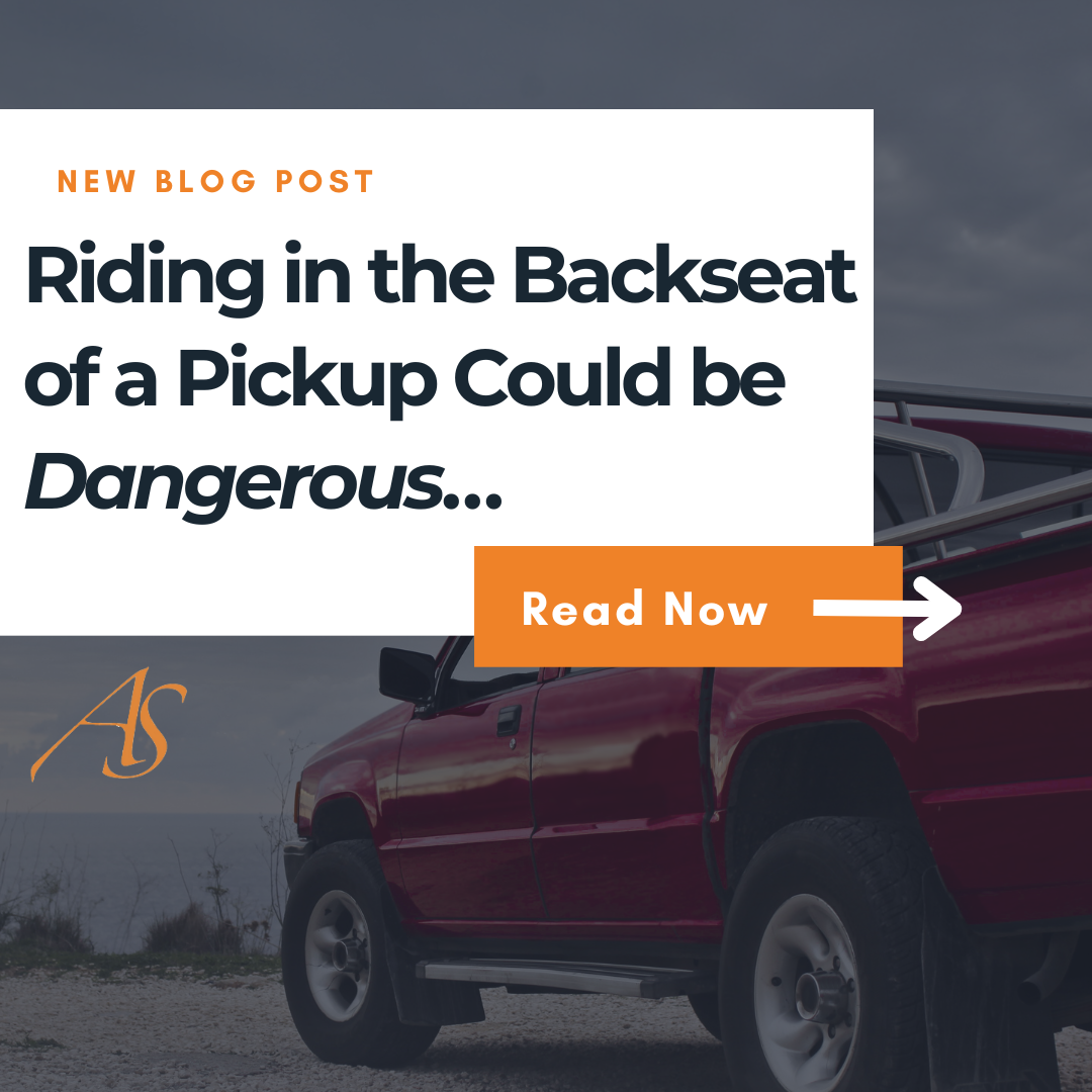 Riding in the Backseat of a Pickup Could be Dangerous — Charlotte Injury  Lawyers Blog — November 22, 2023